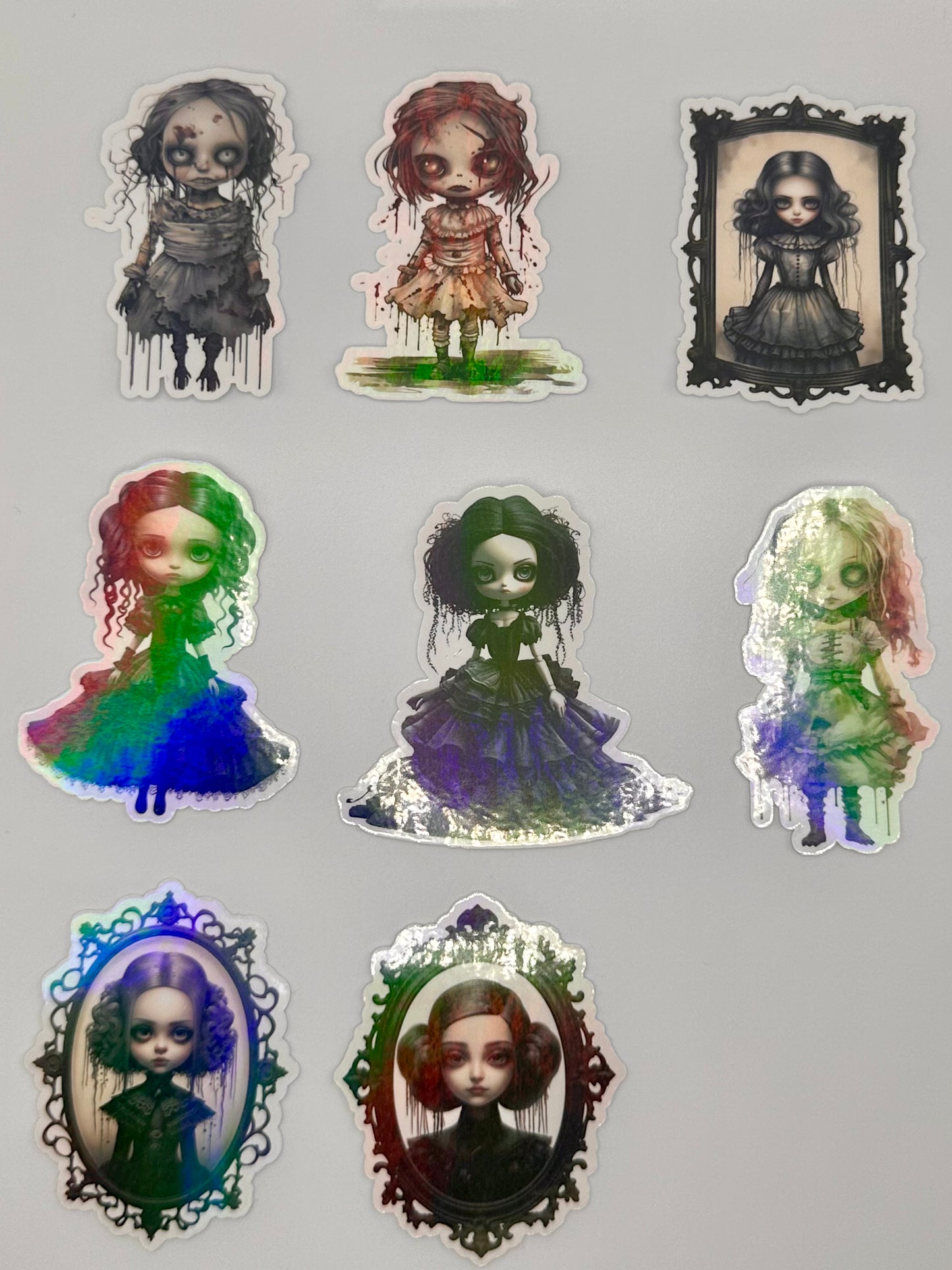 Creepy Doll stickers