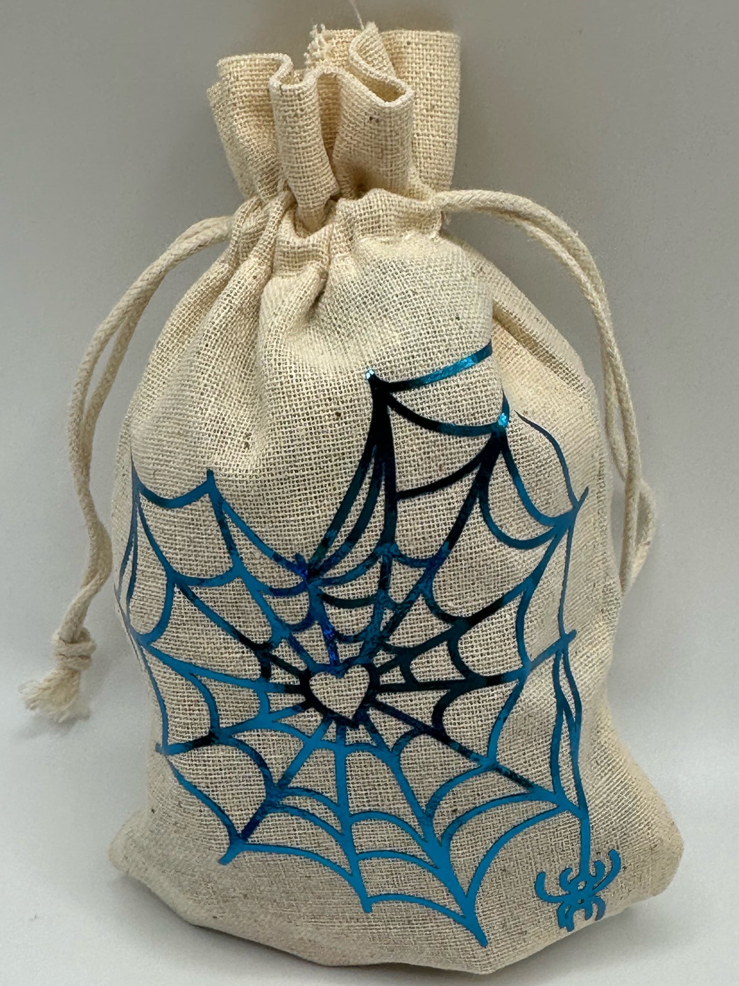 Dice Bag- Cobweb heart