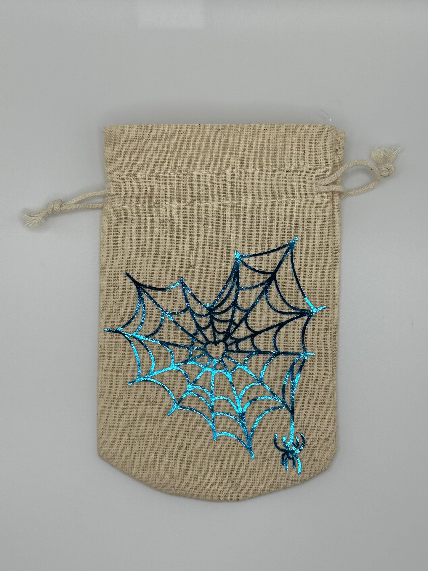 Dice Bag- Cobweb heart